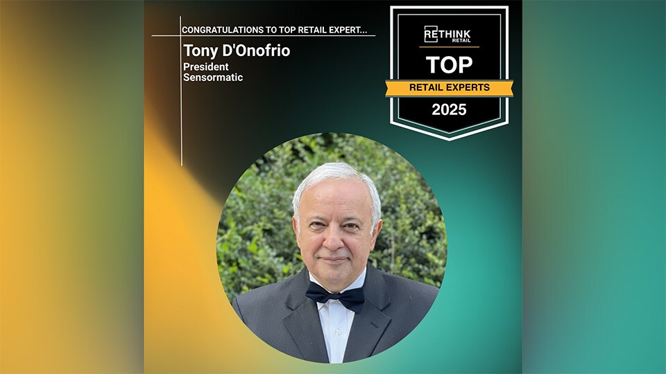 rethink retail award showcard for tony donofrio as top retail expert 2025