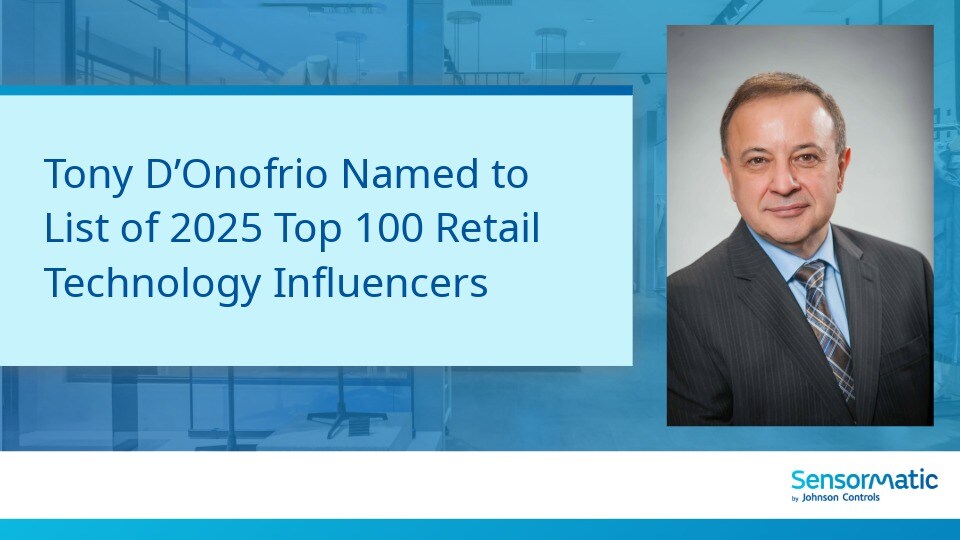 photo of tony d'onofrio with headline tony donofrio named to list of 2025 top retail technology influencers