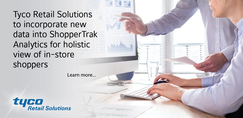 Tyco Retail Solutions to incorporate new data into ShopperTrak Analytics for holistic view of in-store shoppers