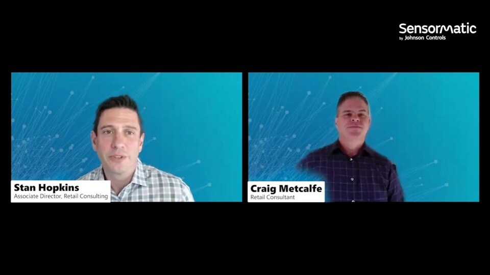video poster frame of stan hopkins associate director sensormatic retail consulting and craig metcalfe sensormatic retail consultant