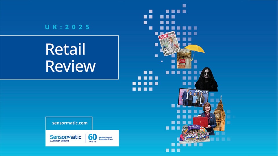 cover of sensormatic solutions 2025 annual uk retail review report