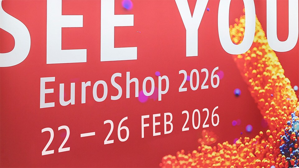 promotional poster saying see you euroshop 2026 22-26 beb 2026