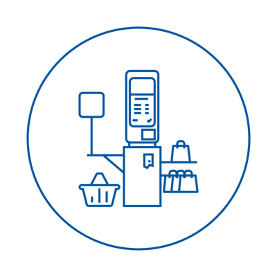 icon retail self-checkout