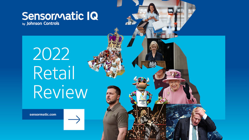 cover of sensormatic uk 2022 retail review report