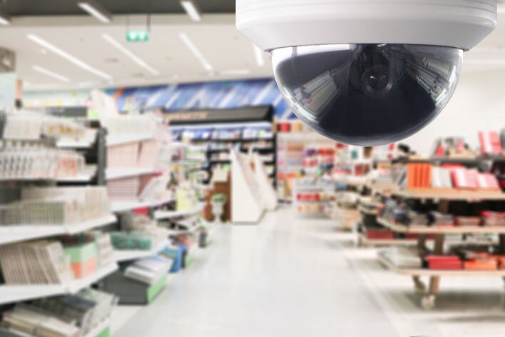 Video sales surveillance store