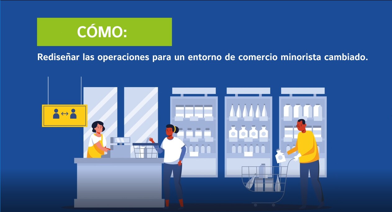 poster frame from grocery retail animation