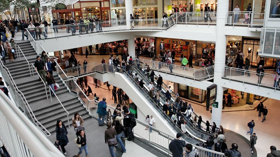 Crowd in a Mall