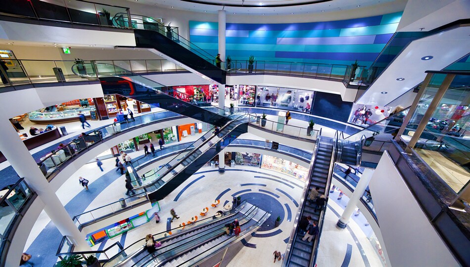 Shopping Mall with crowd
