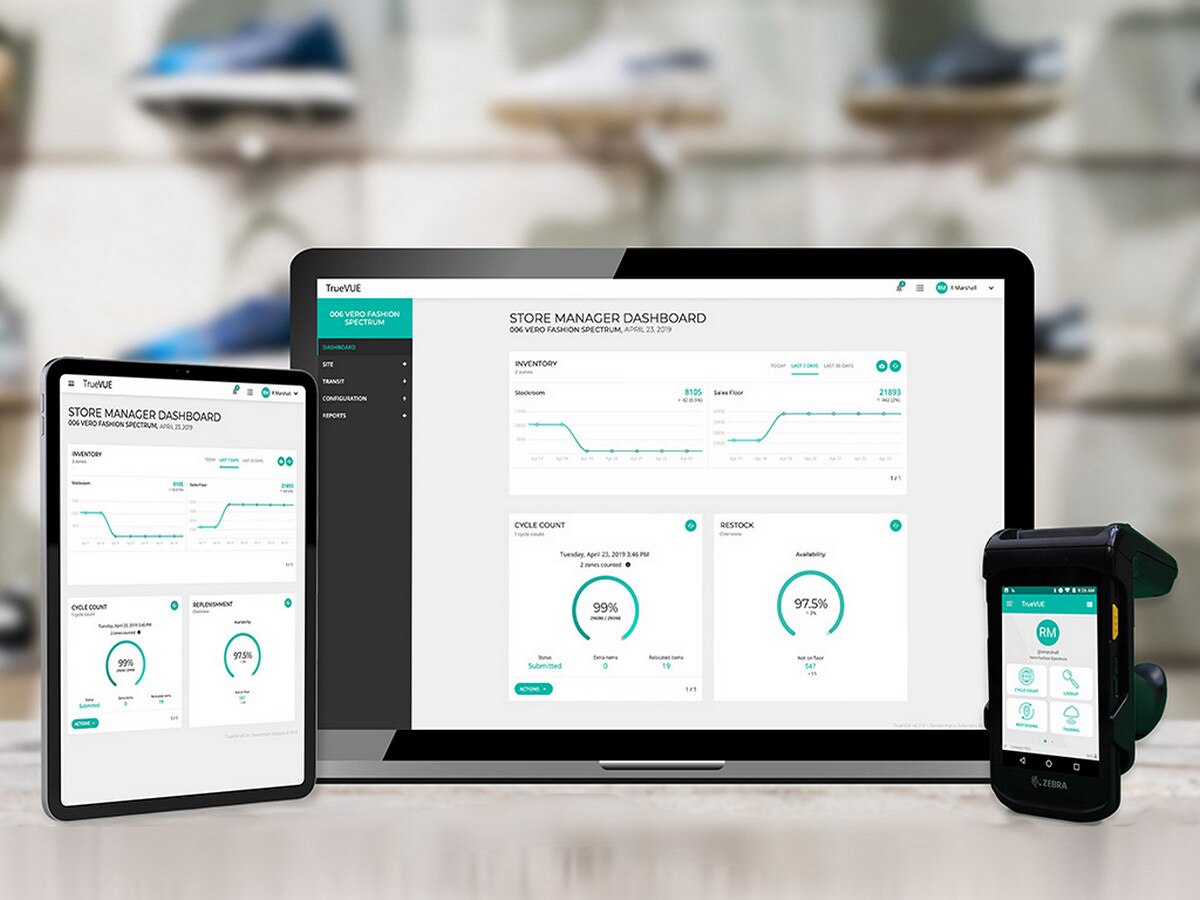 TrueVUE dashboards and devices