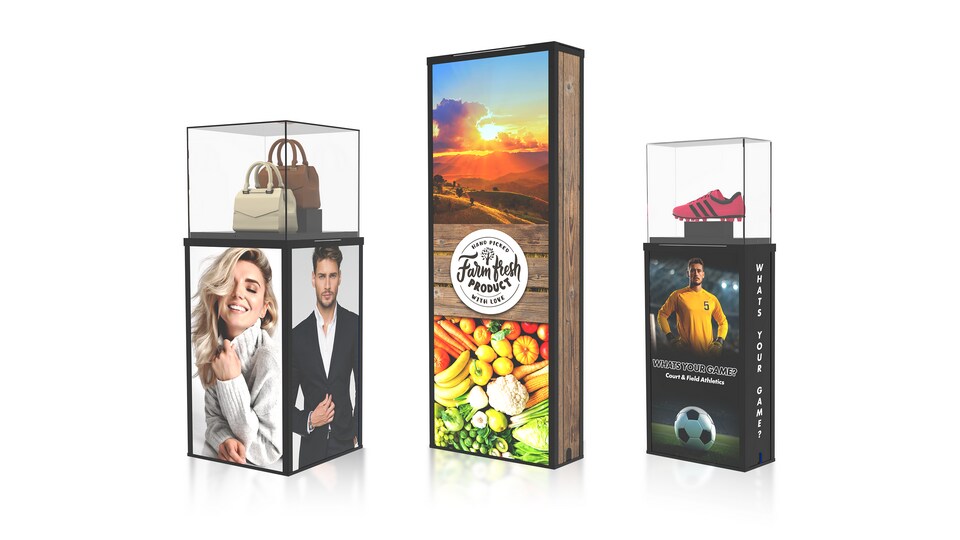 Flex Pedestals All left facing