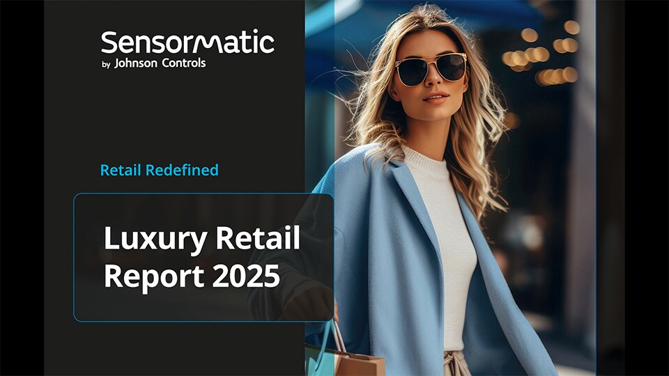 cover of sensormatic 2025 luxury report 