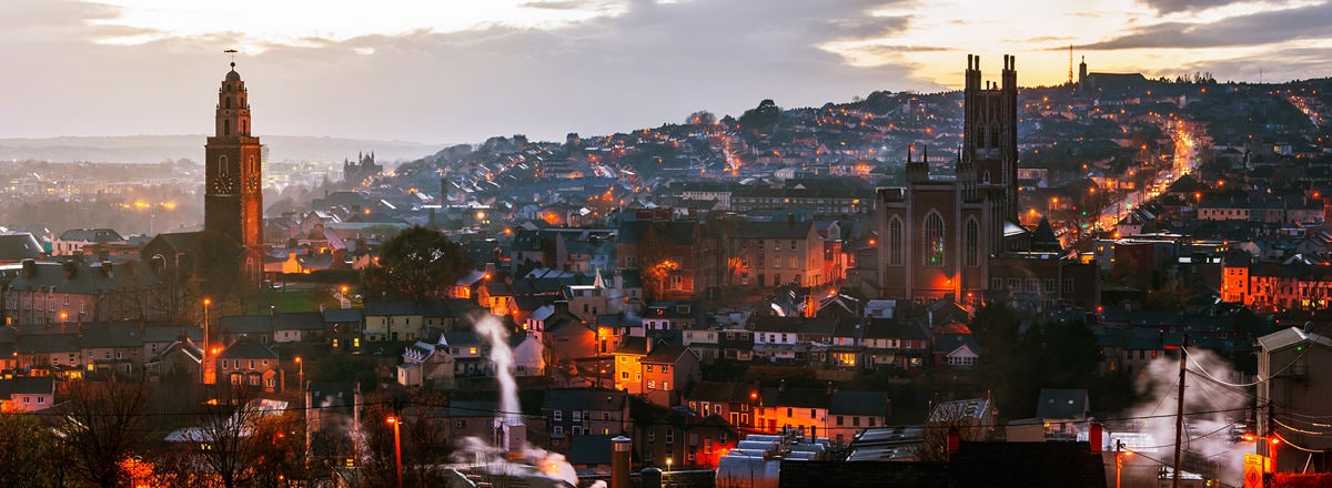 panoramic view of cork ireland