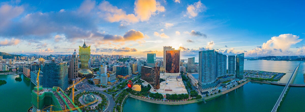 panoramic view of macao china